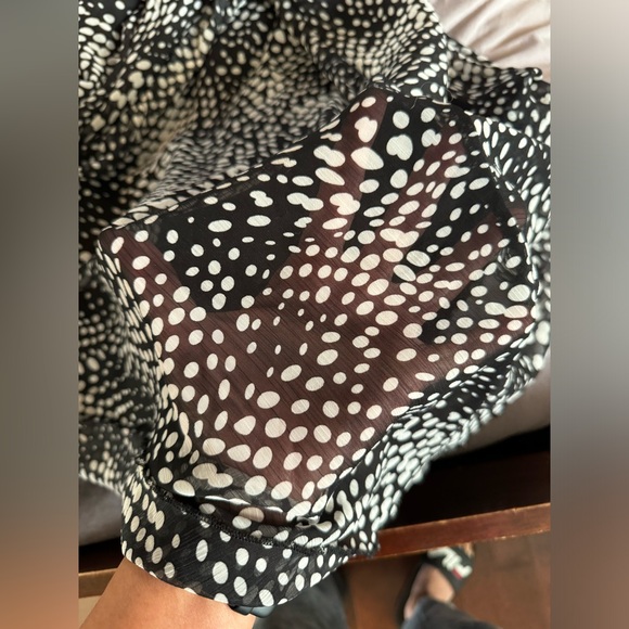 🟢 Pennington’s 1x black printed sleeveless dress. 🟢 - Picture 10 of 11